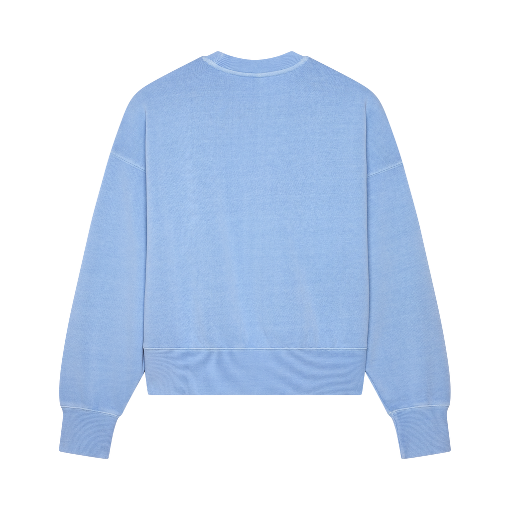 Womens Wordmark Oversized Crew Pullover