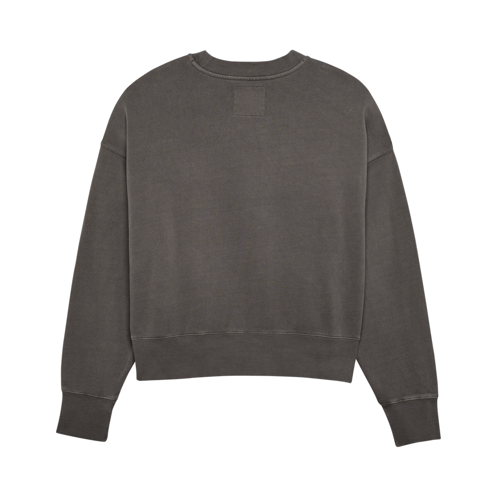 Womens Wordmark Oversized Crew Pullover
